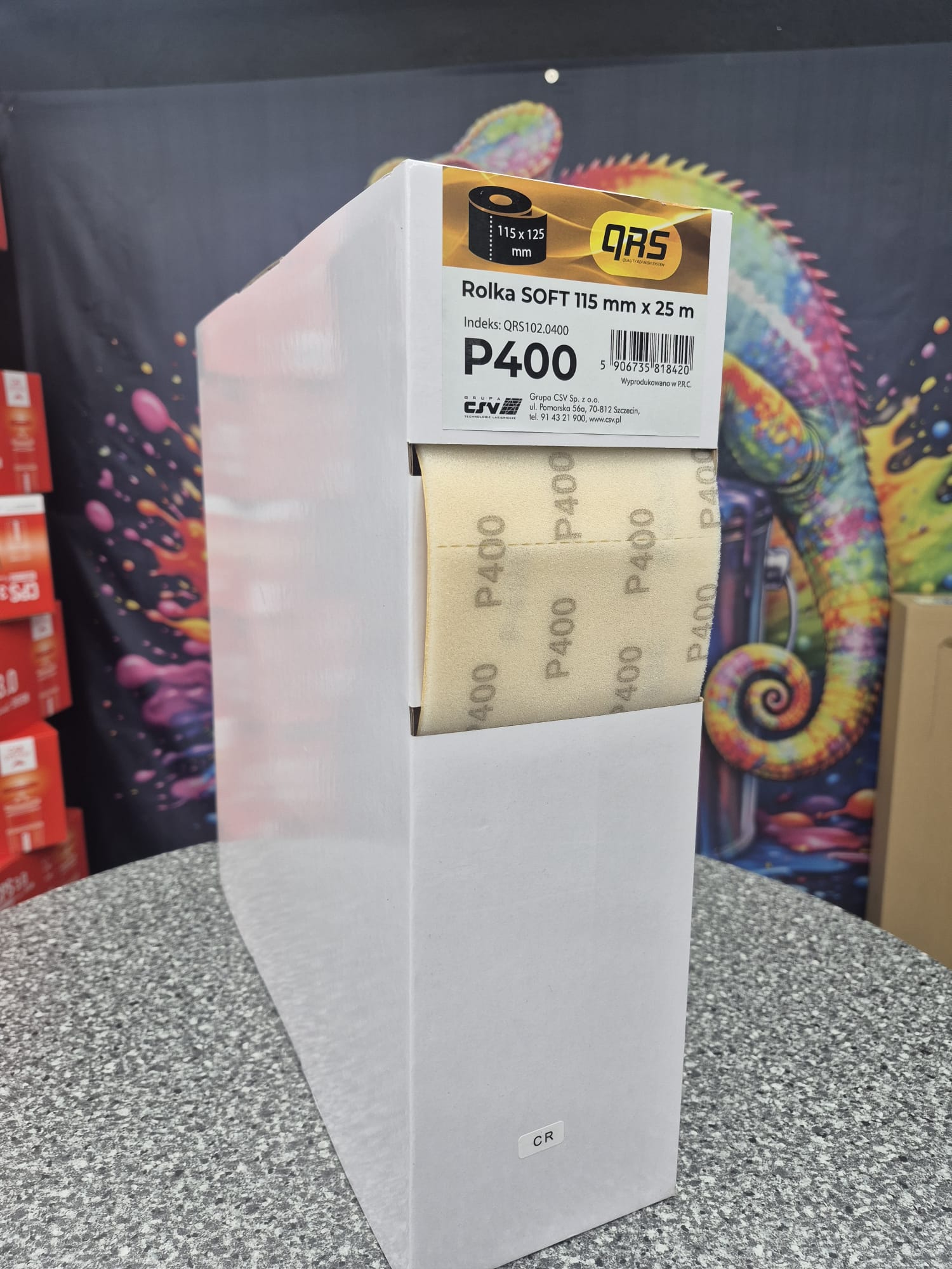 QRS-Rolle SOFT 115mm x 25m P240-P600