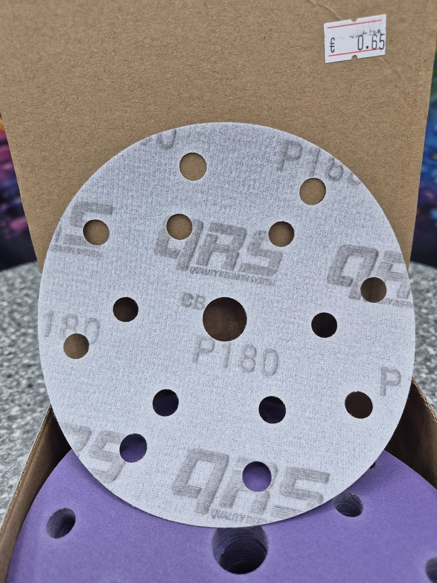 QRS-Ceramic Schleifpapier (Ganze Box=50Stück)