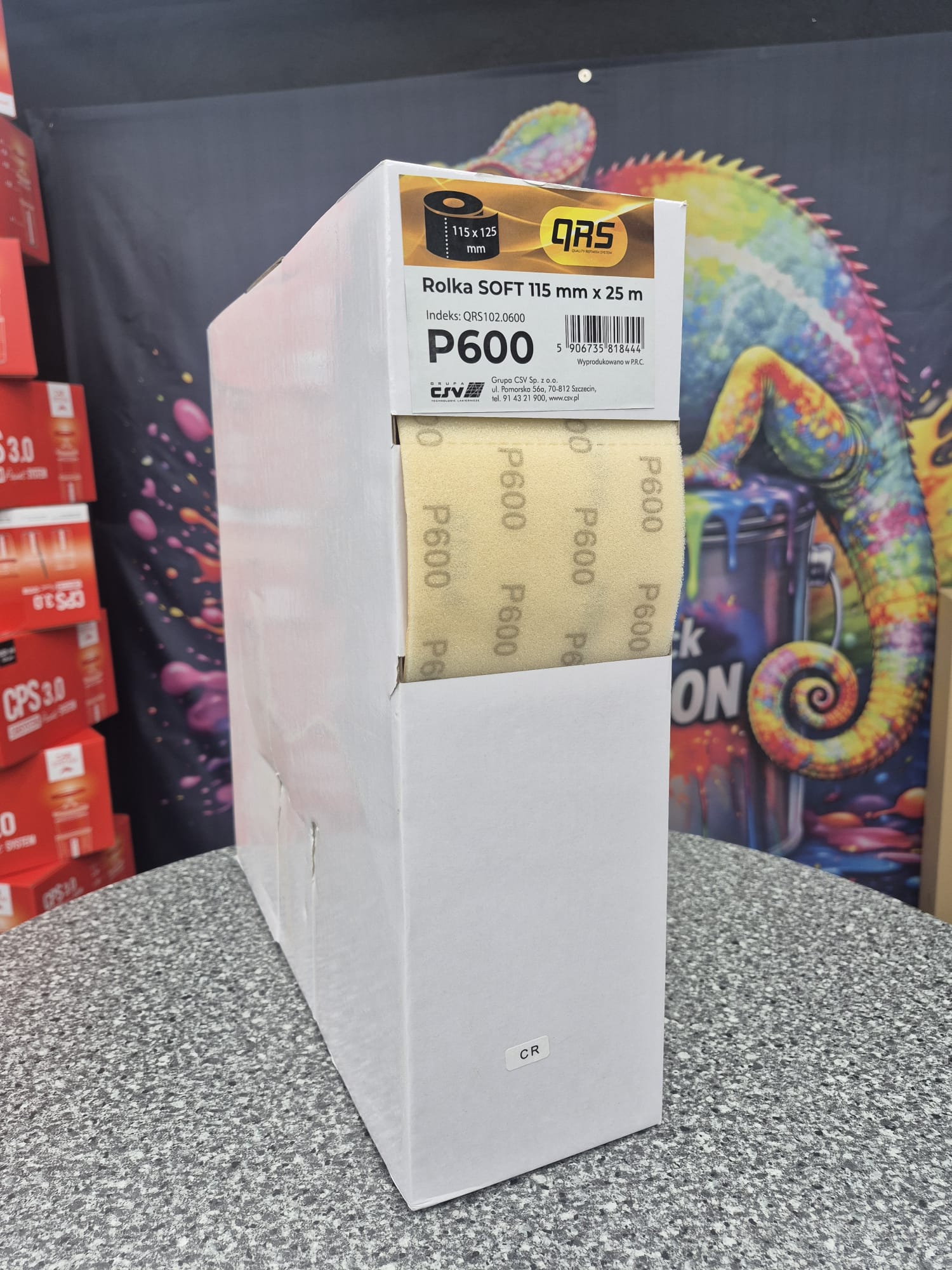 QRS-Rolle SOFT 115mm x 25m P240-P600