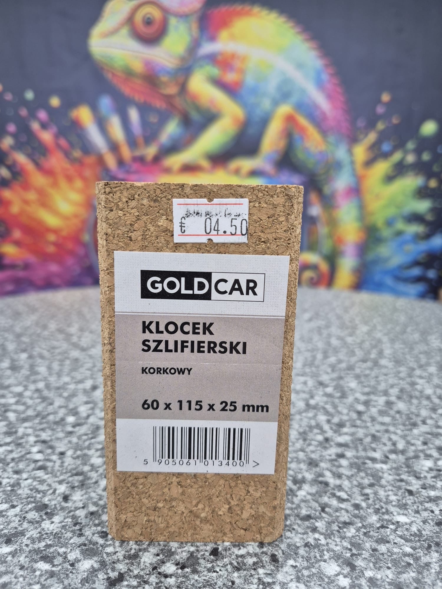 GOLDCAR-Korkblock 60x115x25mm