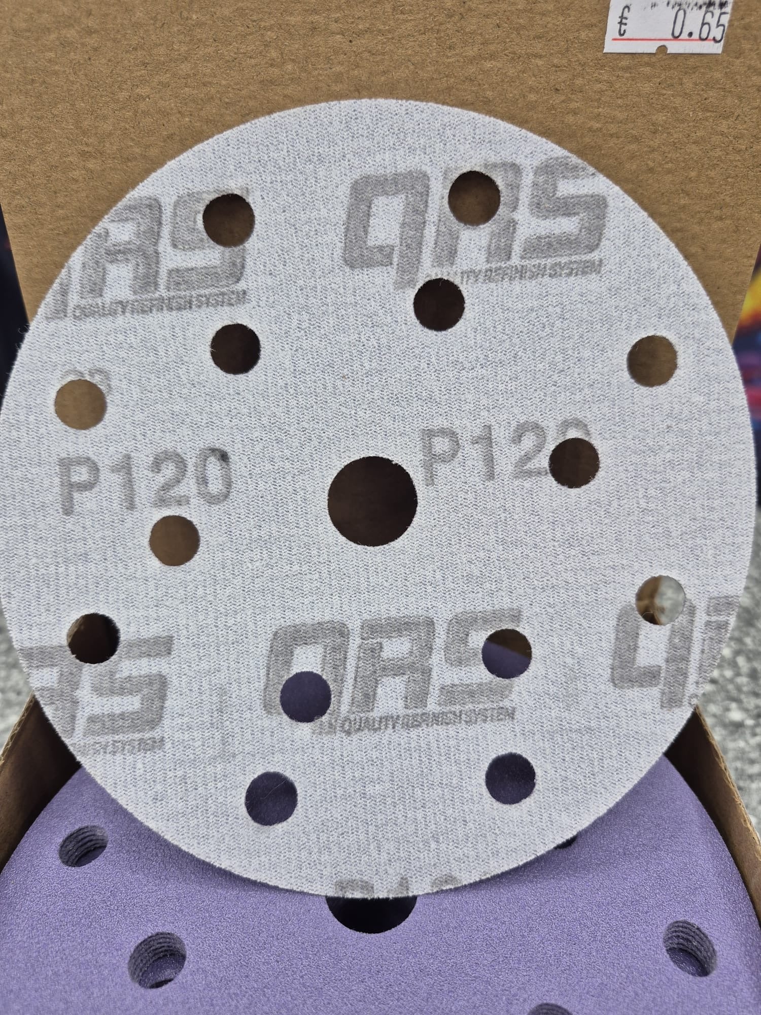 QRS-Ceramic Schleifpapier (Ganze Box=50Stück)
