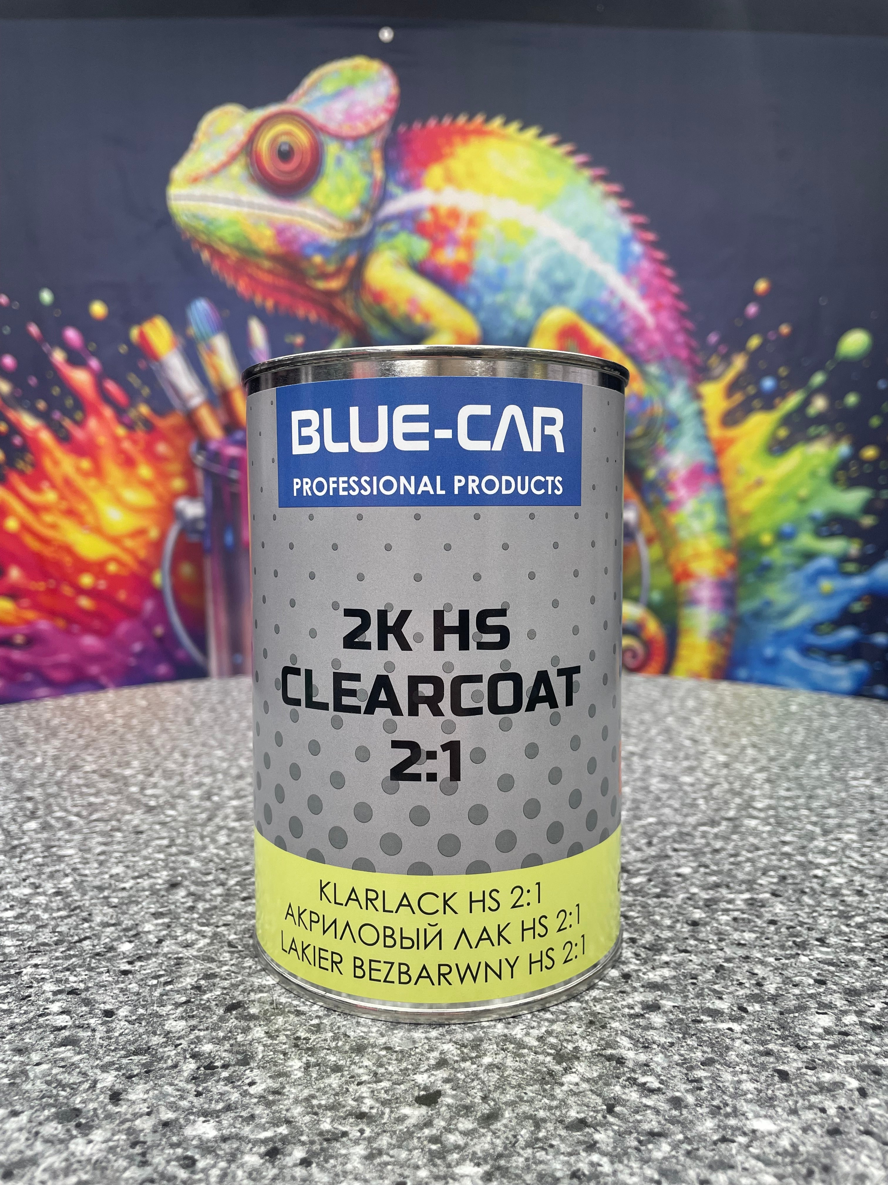 BLUECAR-Klarlack 2k HS 1L + 500ml Härter