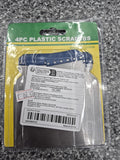 4PC Plastic Scrapers 2/3/4/5 inch Scraper