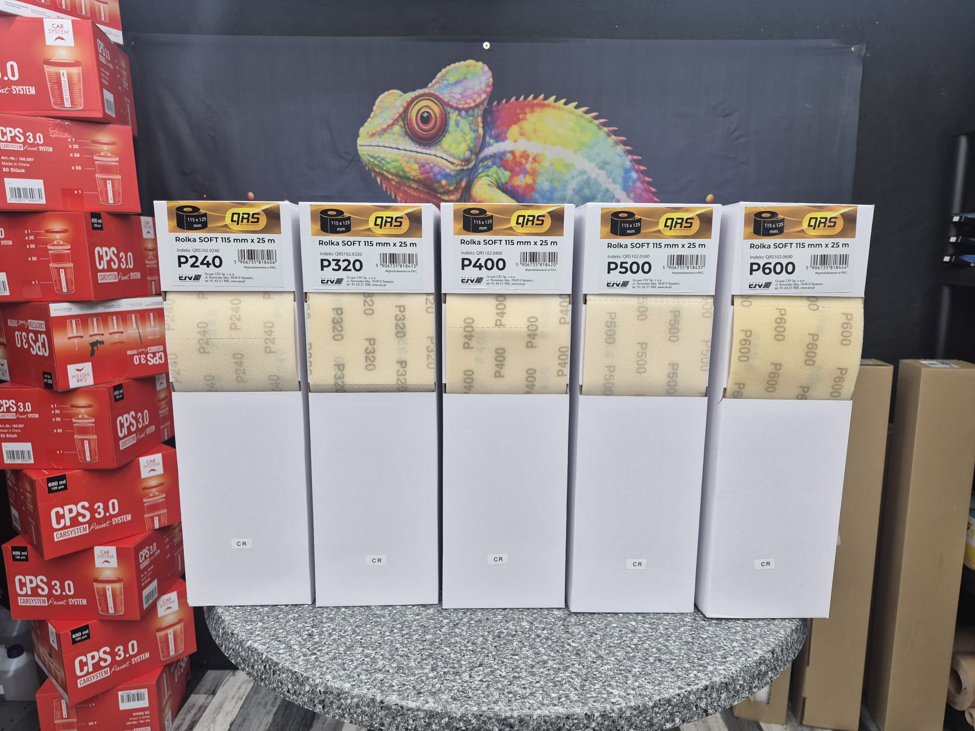 QRS-Rolle SOFT 115mm x 25m P240-P600