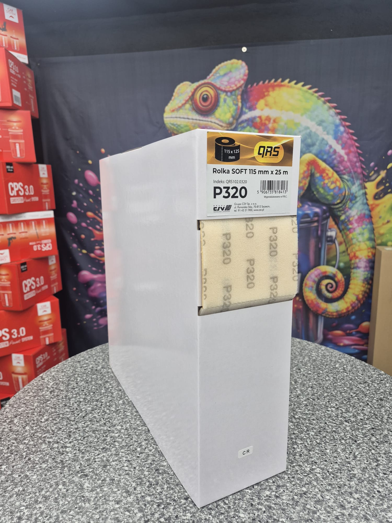 QRS-Rolle SOFT 115mm x 25m P240-P600
