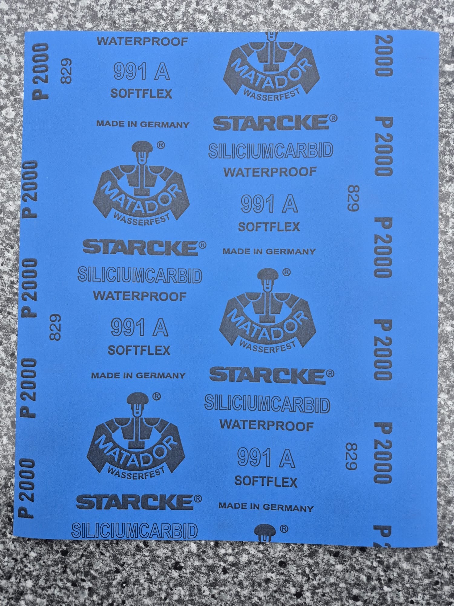 STARCKE 991A Softflex Siliciumcarbid Waterproof (P400–P3000)