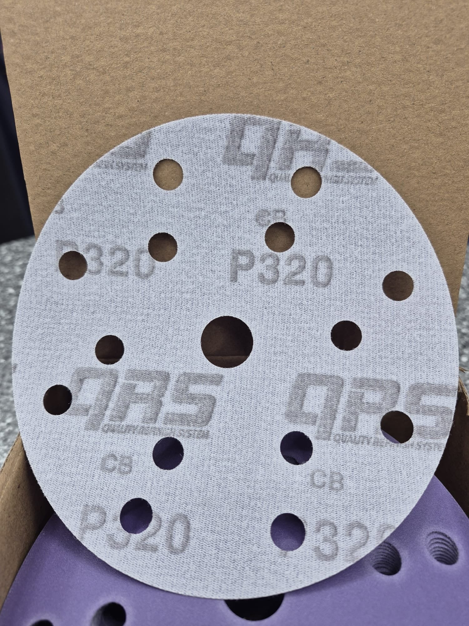 QRS-Ceramic Schleifpapier (Ganze Box=50Stück)