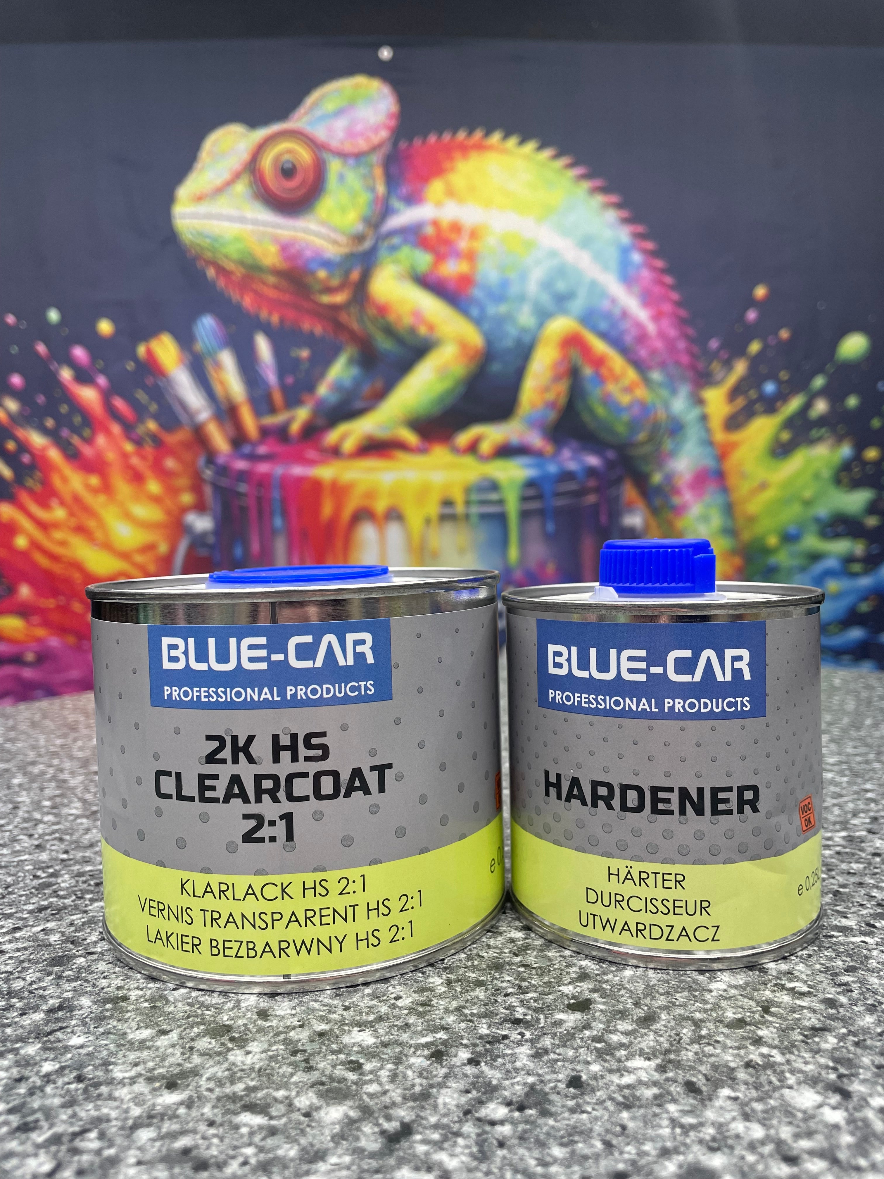 BLUECAR-Klarlack 2k HS 500ml + 250ml Härter