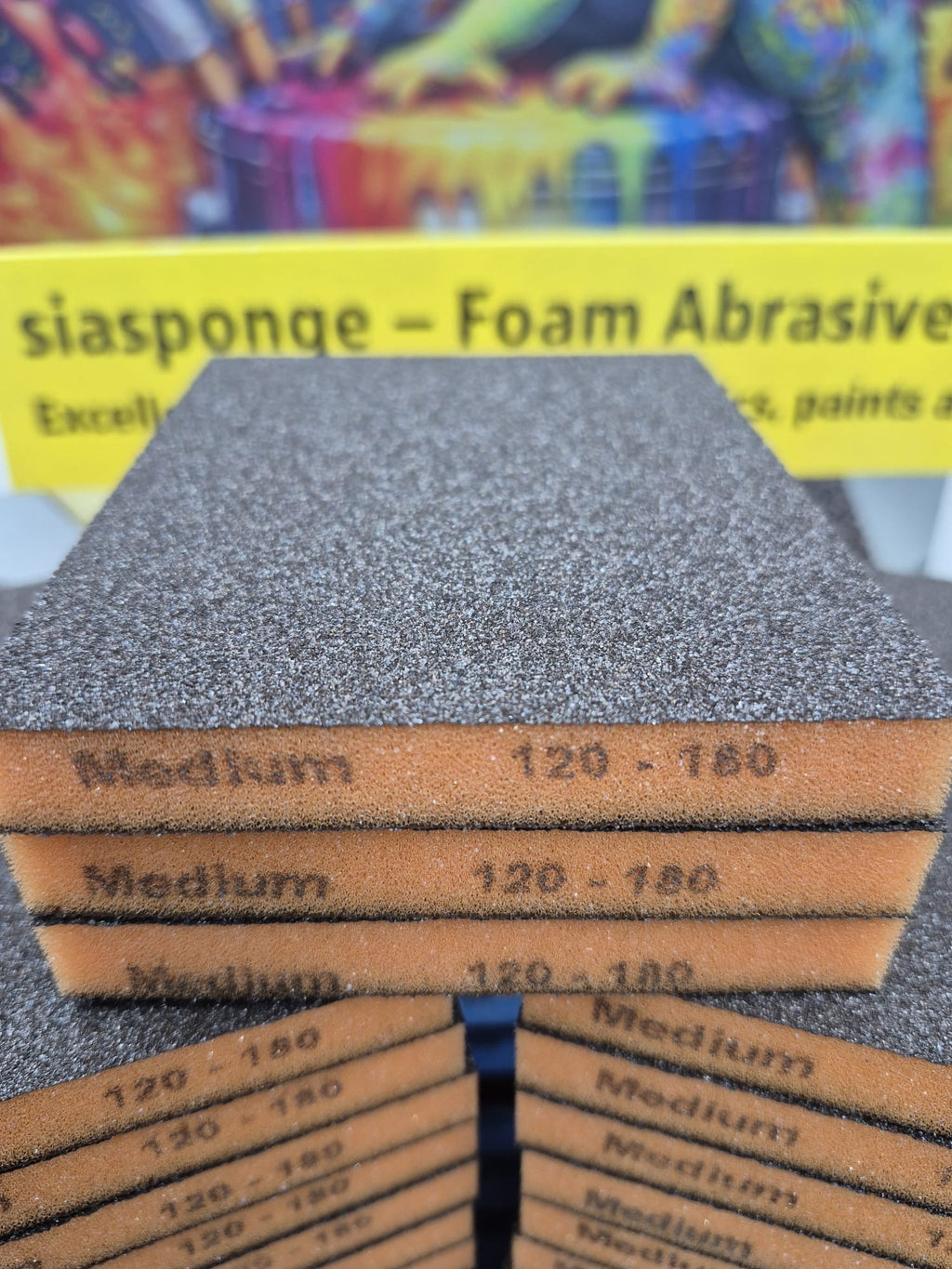 SIA-ABRASIVES-7983 Siasponge flex Handpads (Doppelseitiger Schleifschwamm)