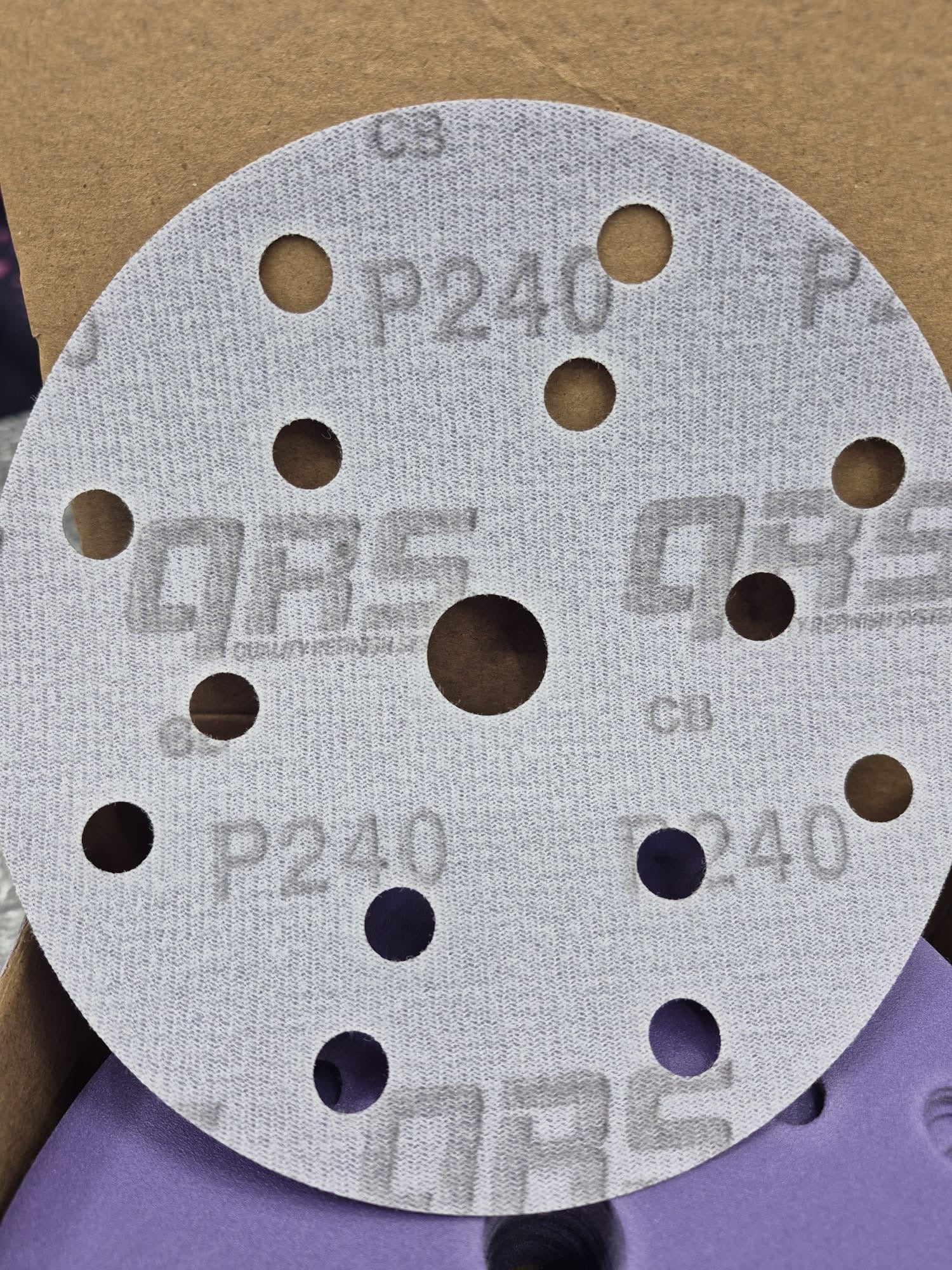 QRS-Ceramic Schleifpapier (Ganze Box=50Stück)