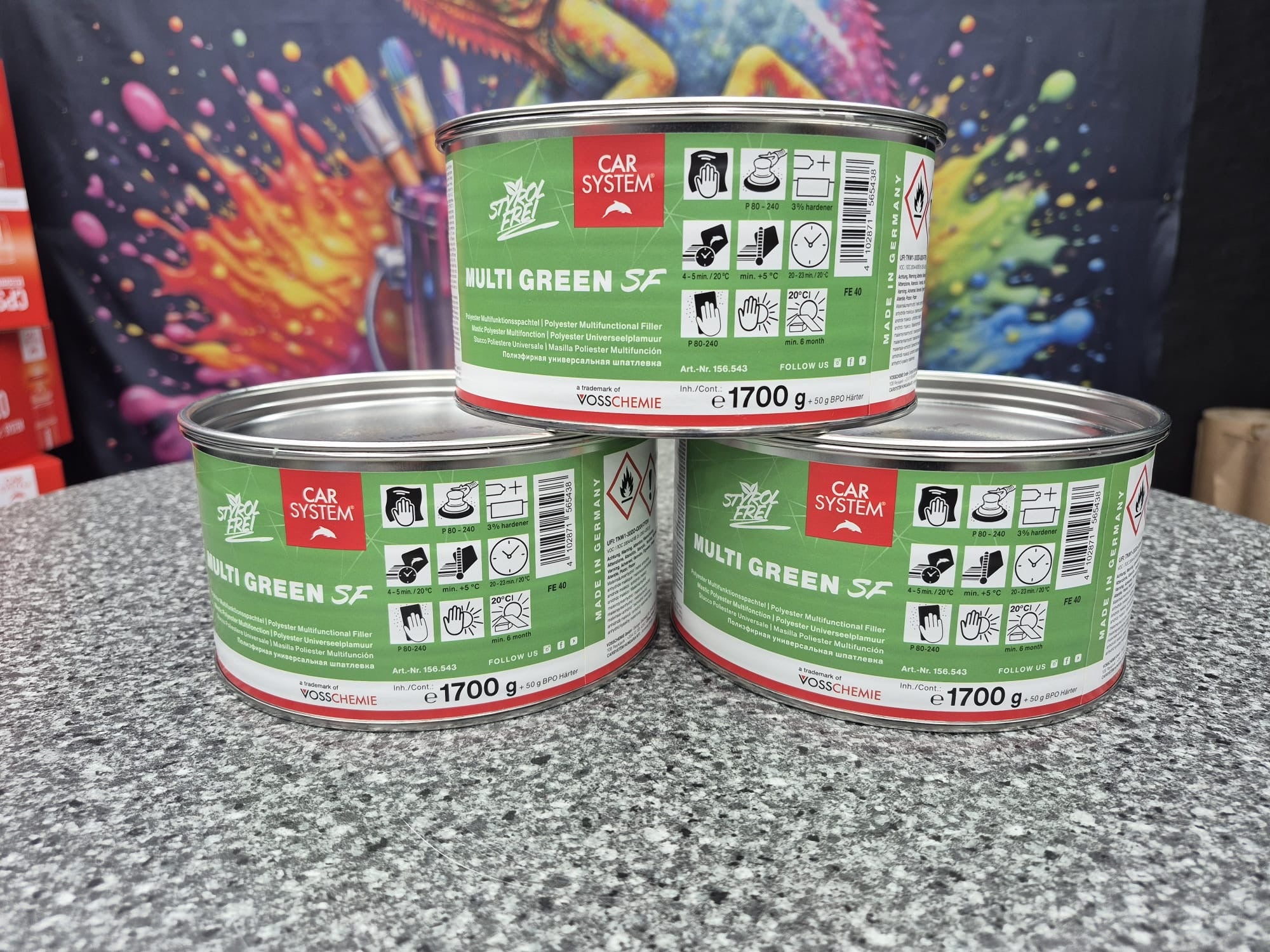 Carsystem-Multi Green SF Spachtel