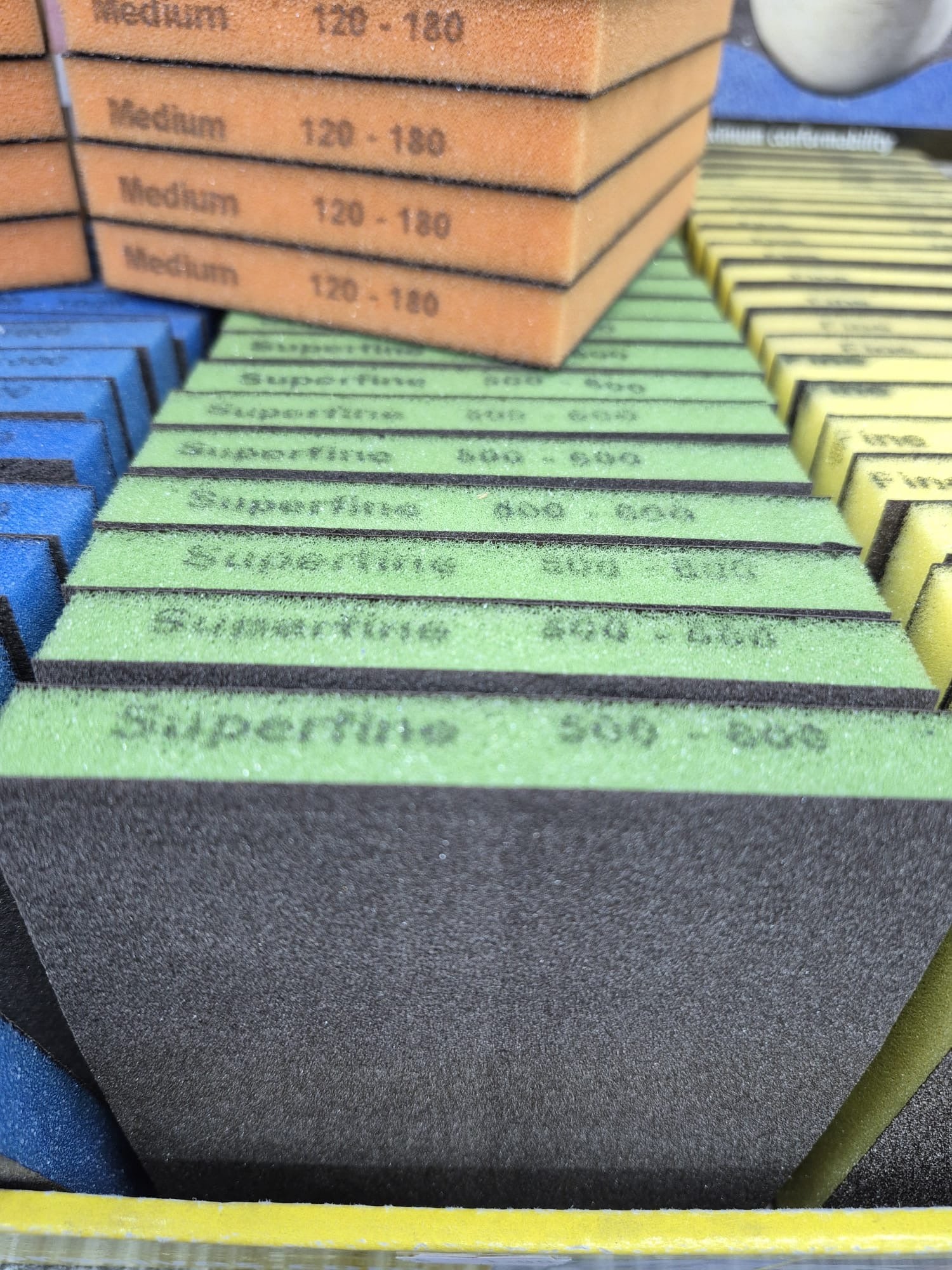 SIA-ABRASIVES-7983 Siasponge flex Handpads (Doppelseitiger Schleifschwamm)