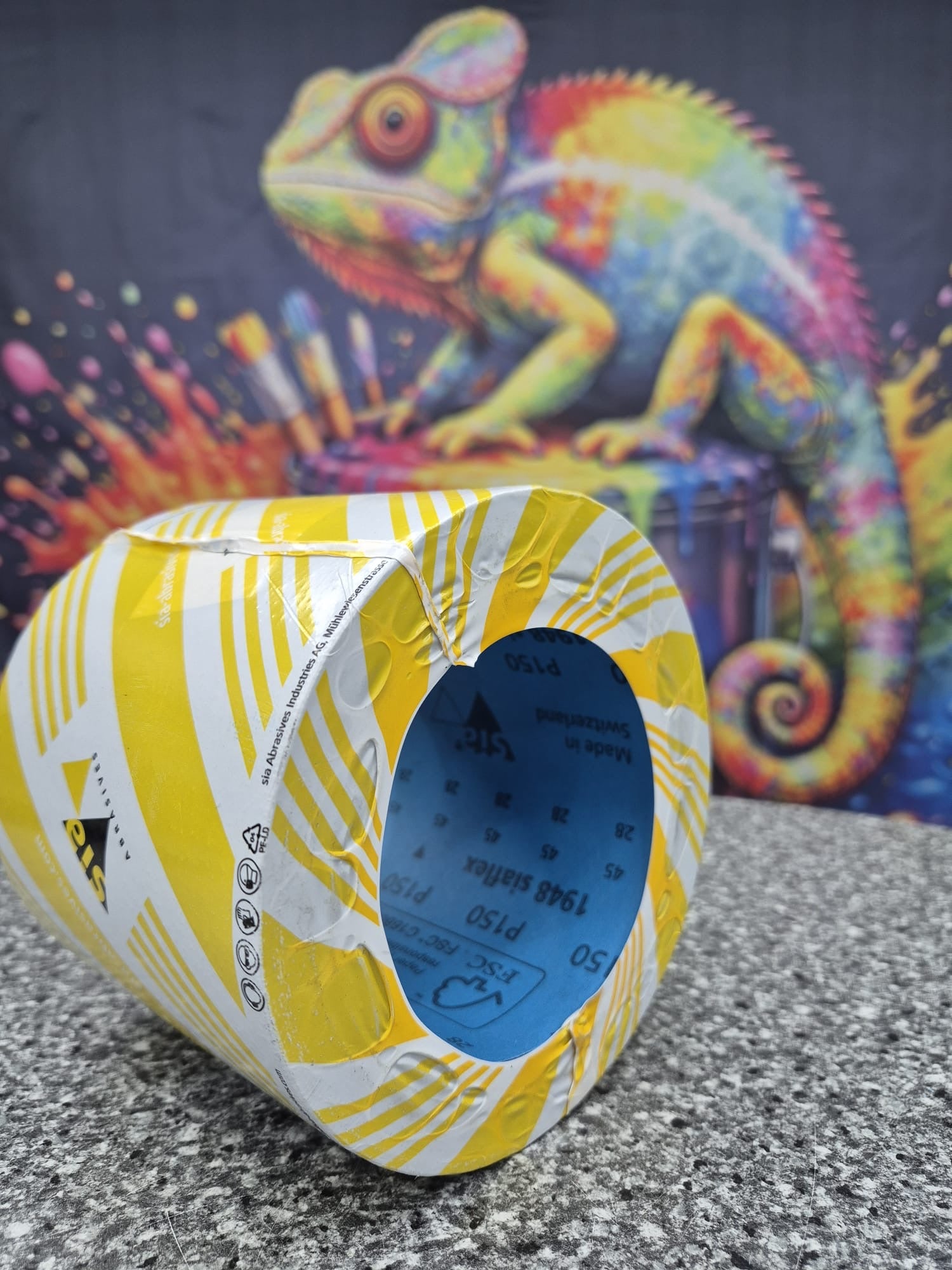 SIA 1948 Siaflex Schleifpapier (P80–P320) Ganze Rolle 115mmx25m