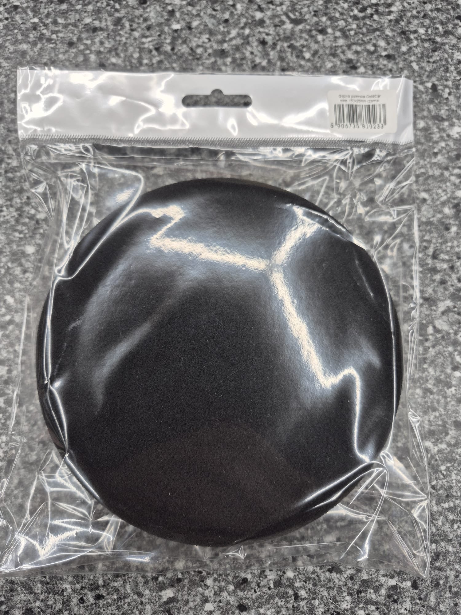 GOLDCAR-Polierschwamm mit Klettverschluss 150 mm x 25 mm