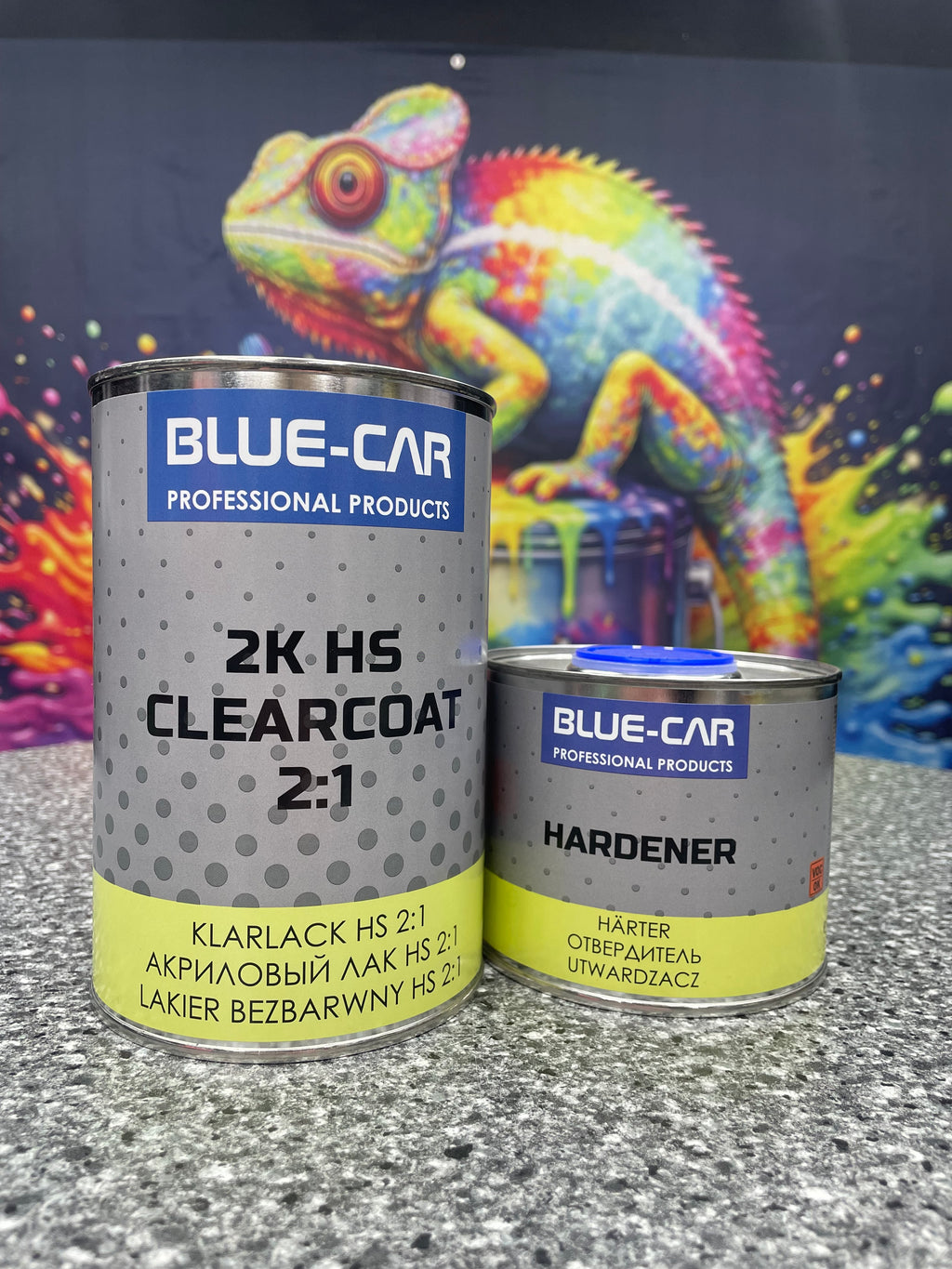 BLUECAR-Klarlack 2k HS 1L + 500ml Härter