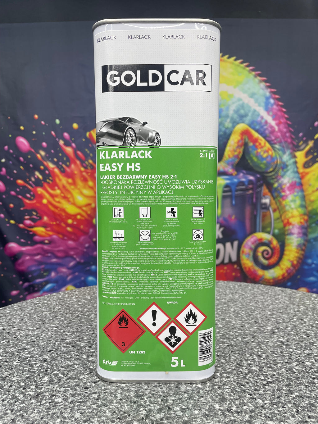 GOLDCAR-Klarlack easy HS 2:1 5L + 2.5L Härter