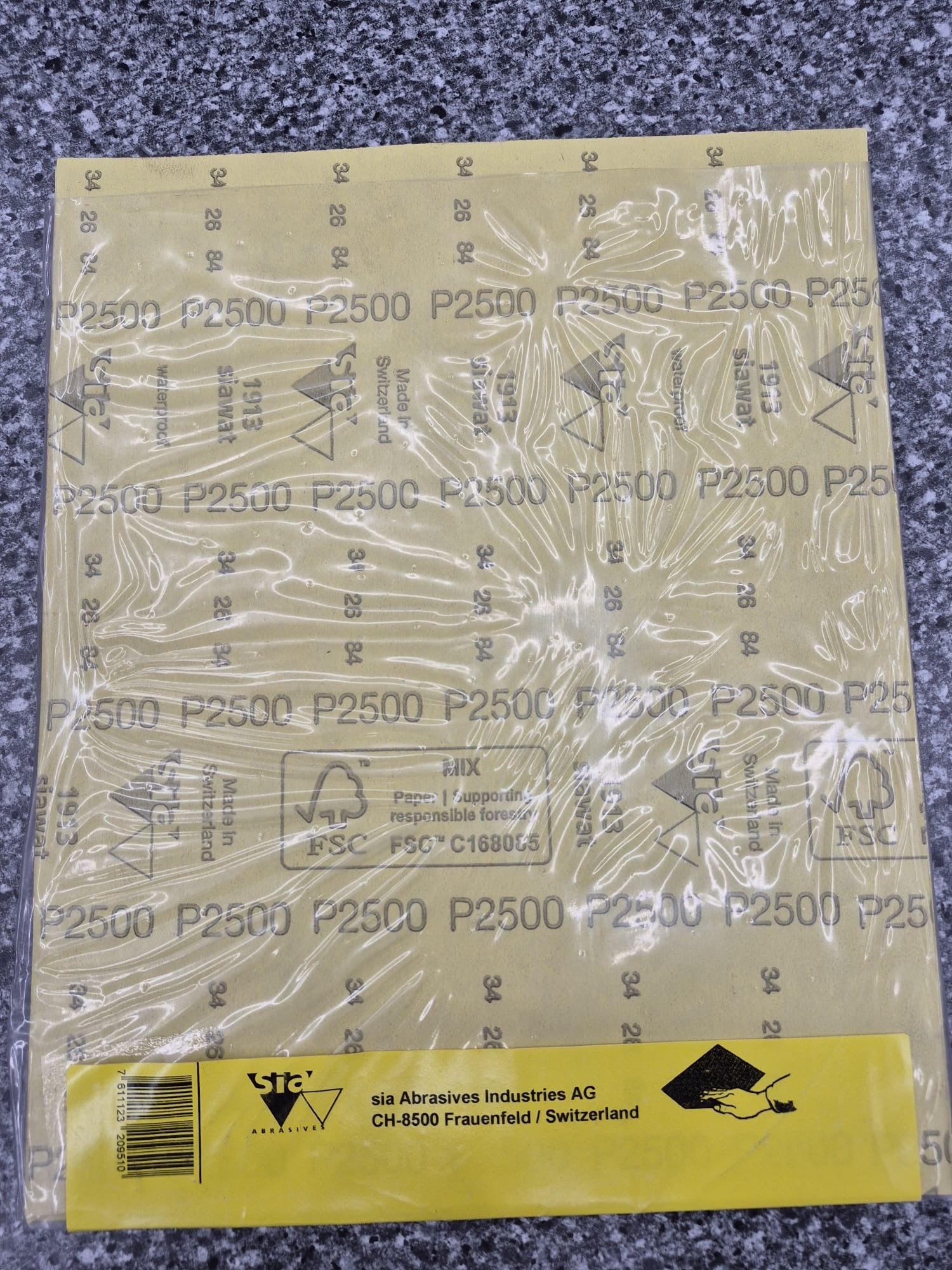 SIA 1913 Siaflex Schleifpapier (P400–P2500)