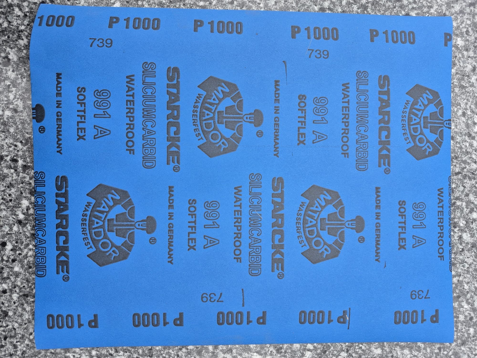 STARCKE 991A Softflex Siliciumcarbid Waterproof (P400–P3000)
