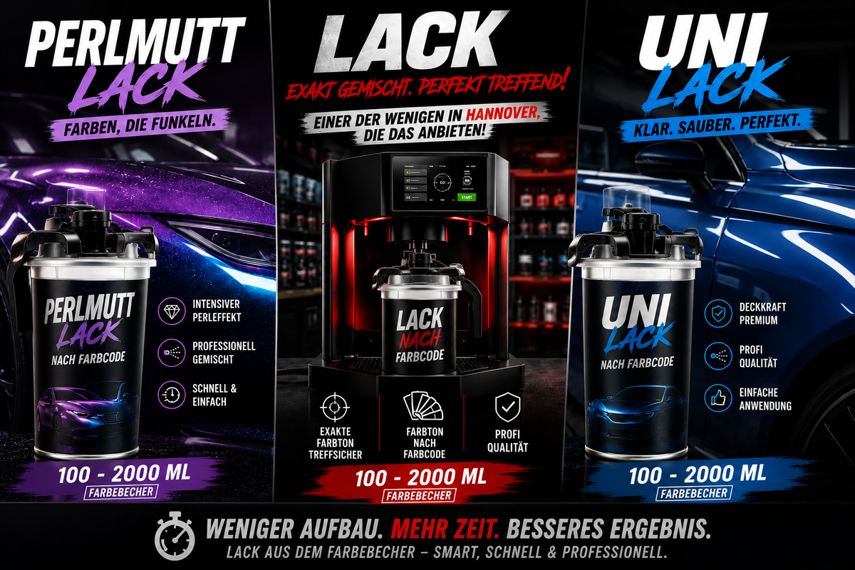 Autolack – Perlmuttlack & Uni Lack nach Farbcode