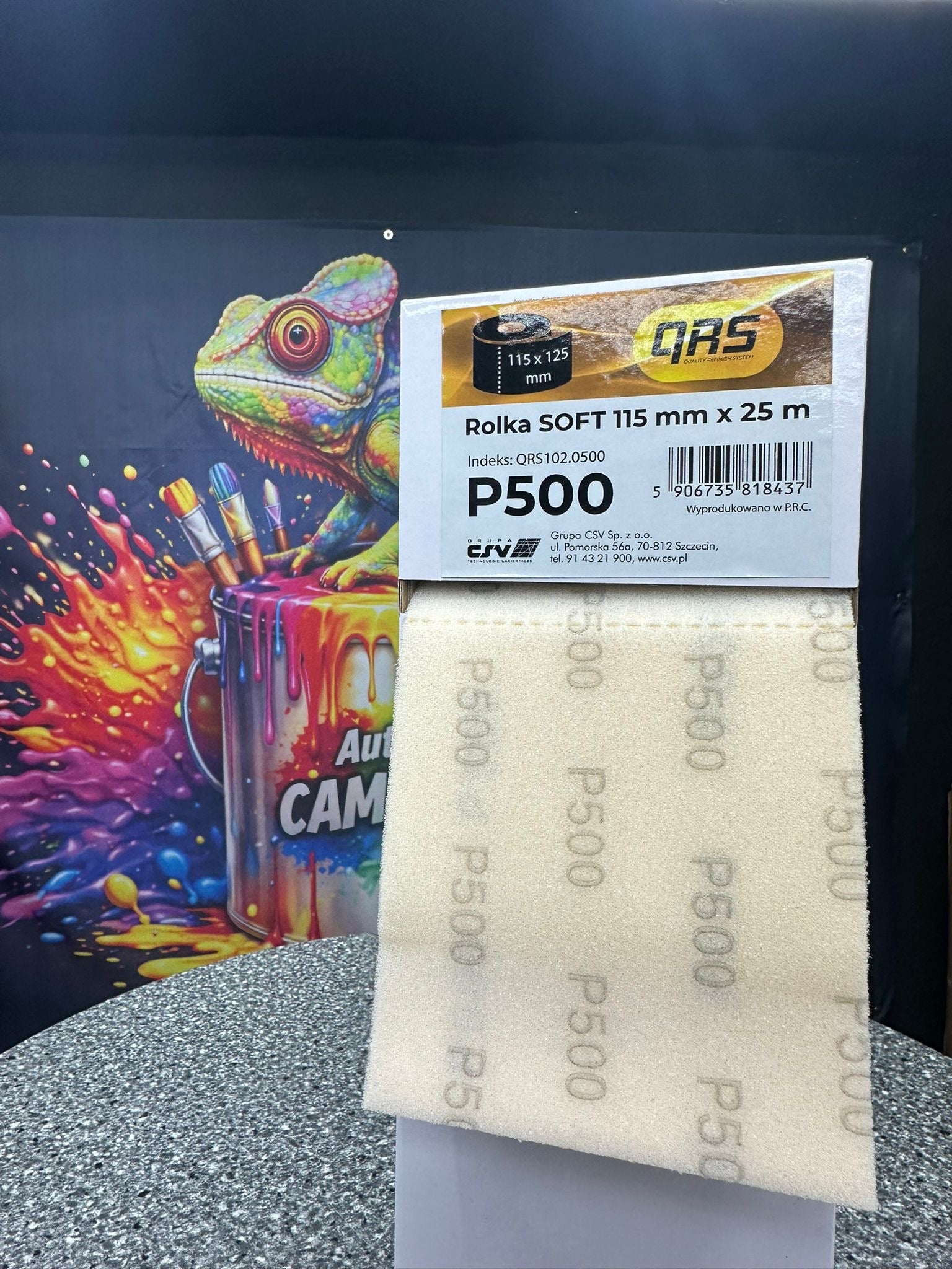 QRS-Rolle SOFT 115mm x 25m P240-P600