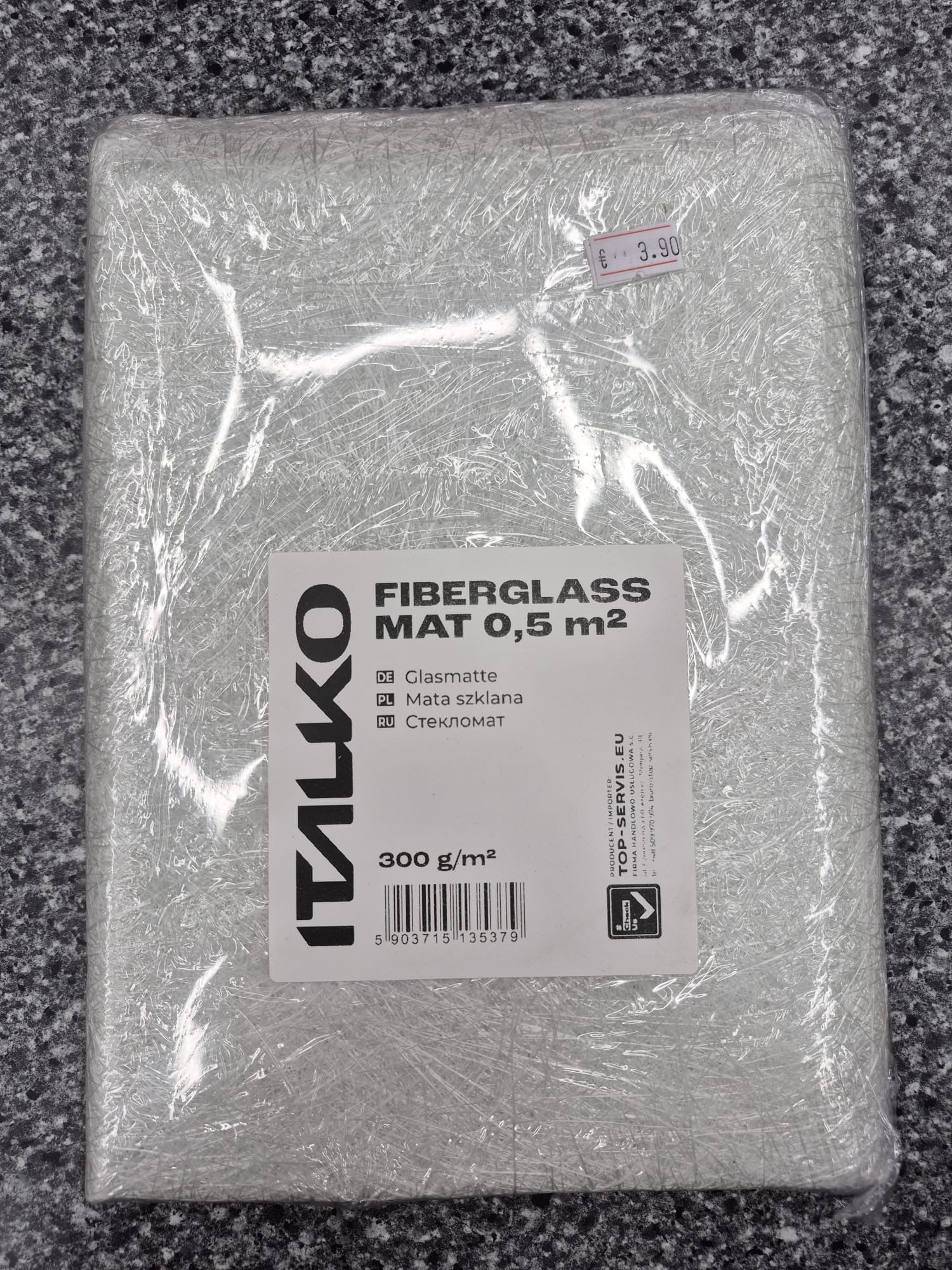 ITALKO-Fiberglass Mat 0.5m², 300g/m²