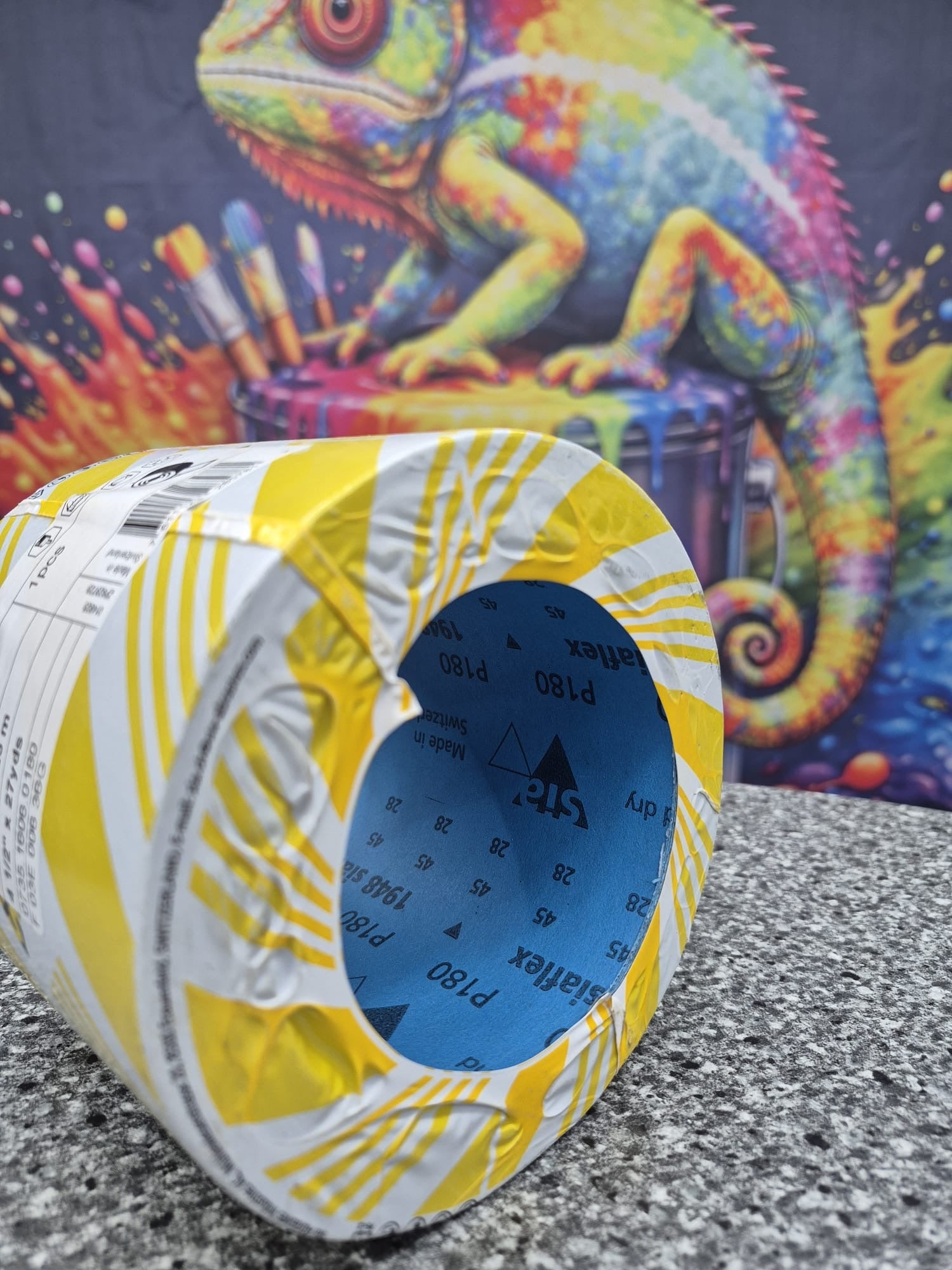 SIA 1948 Siaflex Schleifpapier (P80–P320) Ganze Rolle 115mmx25m