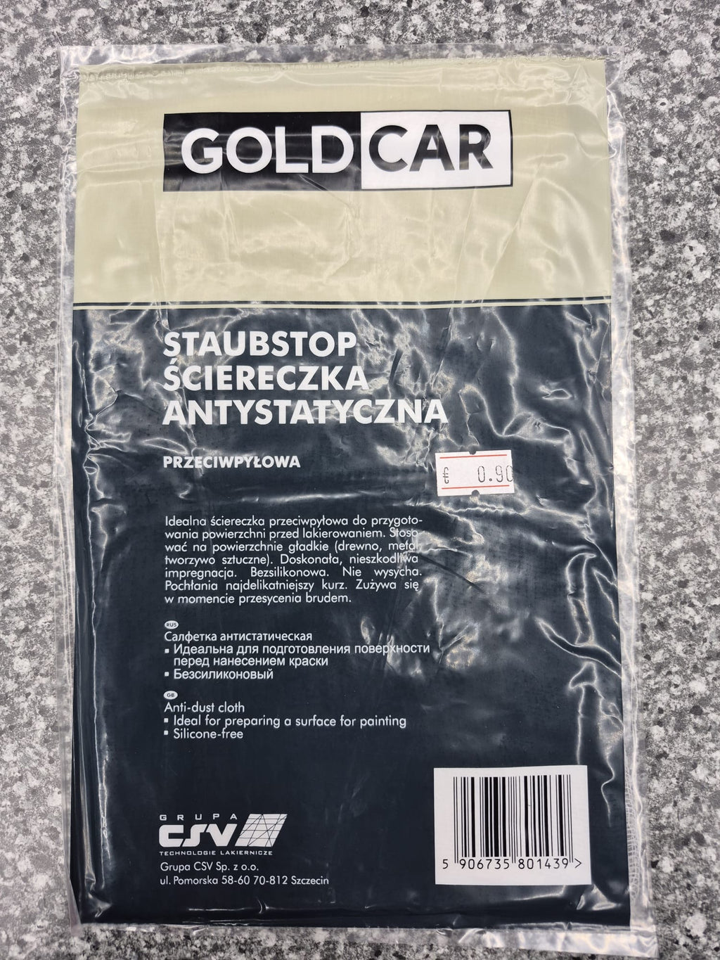 GOLDCAR-Staubstop antistatisches Gewebe