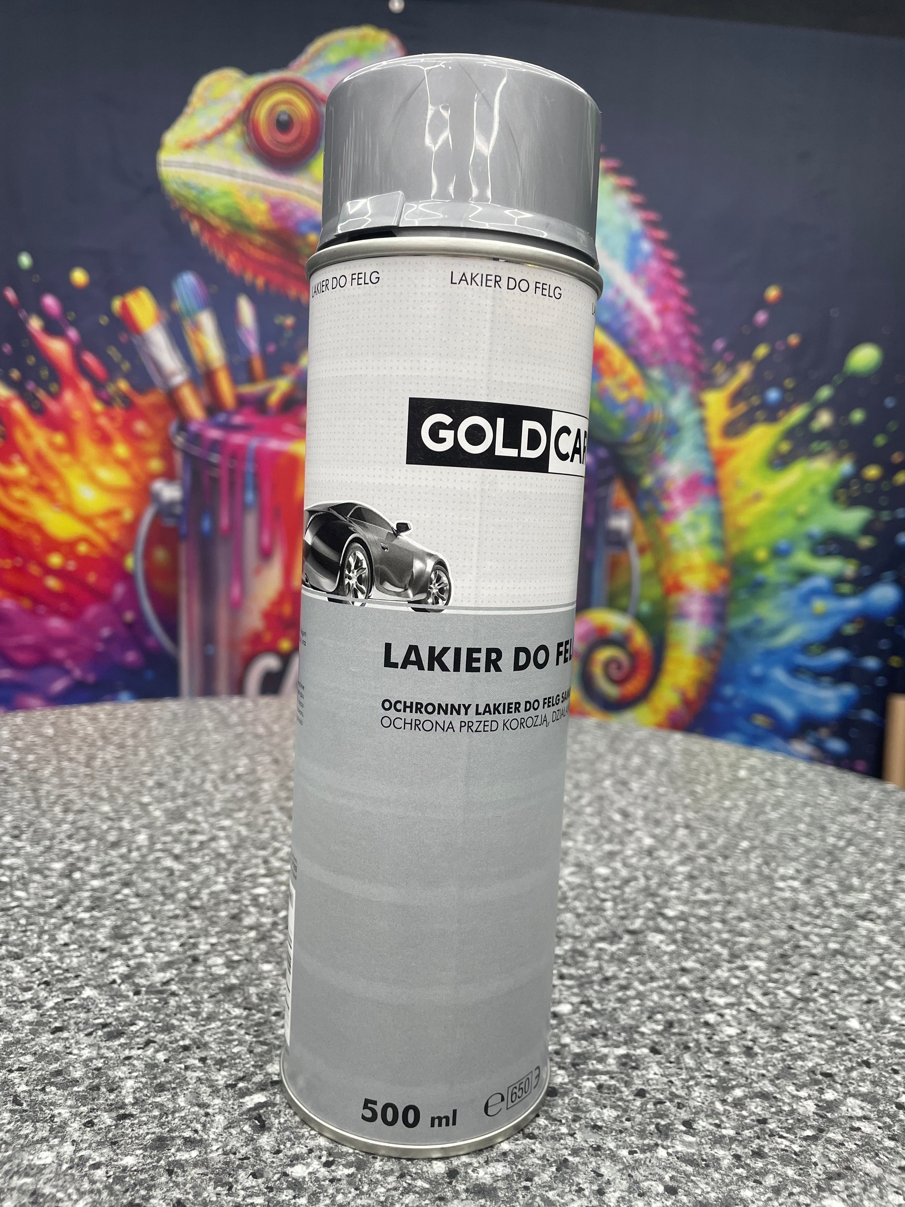 GOLDCAR Silberner Felgenlack
