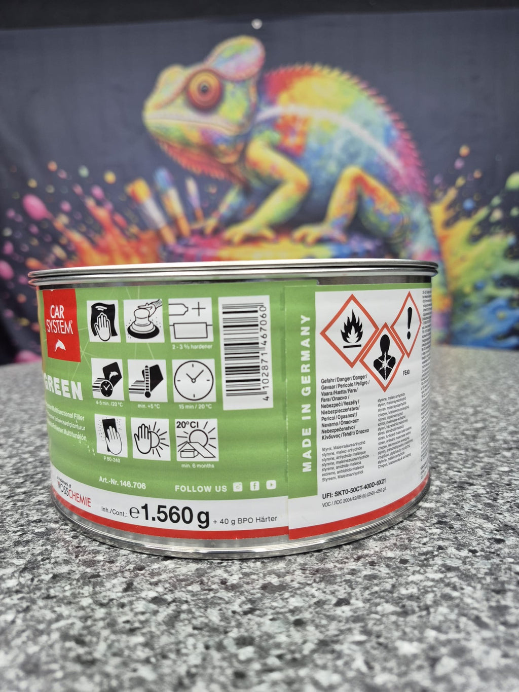 Carsystem-Multigreen Spachtel