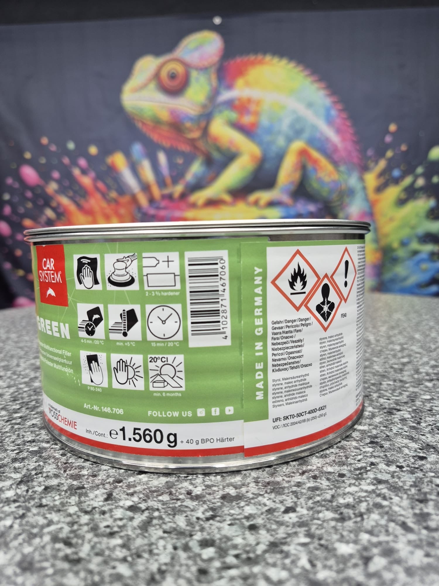 Carsystem-Multigreen Spachtel