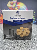 NORMFEST-Folienradierer Wave mit Schaft-Gewinde M8